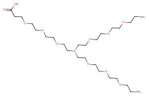 N-(PEG3-acid)-N-bis(PEG3-amine)