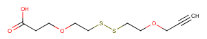 Propargyl-PEG1-SS-PEG1-acid