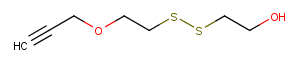 Propargyl-PEG1-SS-alcohol