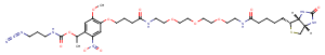 PC Biotin-PEG3-azide Chemical Structure