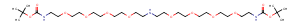 NH-bis(PEG4-C2-NH-Boc)