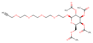 Propargyl-PEG4-tetra-Ac-beta-D-galactose