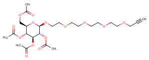 Propargyl-PEG4-tetra-Ac-beta-D-glucose