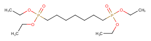 Tetraethyl heptane-1,7-diylbis(phosphonate) Chemical Structure