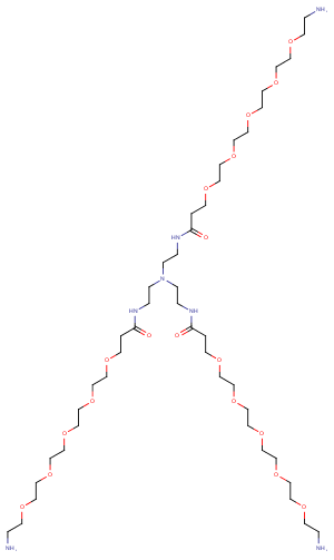 Tri(Amino-PEG5-amide)-amine