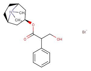 Atropine methyl bromide Chemical Structure