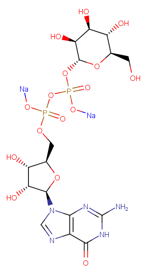 GDP-​α-D-​mannose disodium Chemical Structure