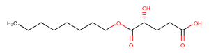 (2R)-Octyl-α-hydroxyglutarate Chemical Structure