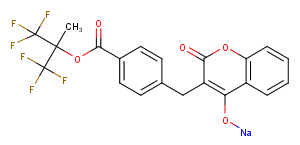 Tecarfarin sodium Chemical Structure