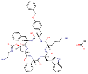 Pasireotide Acetate Chemical Structure