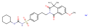 Gliquidone sodium Chemical Structure
