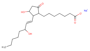 Alprostadil sodium Chemical Structure