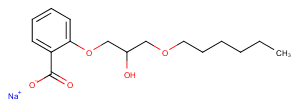 Exiproben sodium salt Chemical Structure