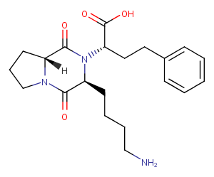 Lisinopril R,S,S-diketopiperazine Chemical Structure