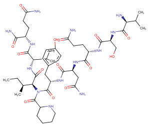 SP-346 nonapeptide Chemical Structure