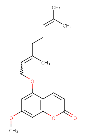 5-Geranoxy-7-methoxycoumarin Chemical Structure