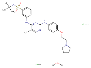 Fedratinib hydrochloride hydrate Chemical Structure