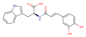 N-Caffeoyltryptophan Chemical Structure