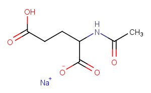 Monosodium N-acetylglutamate Chemical Structure