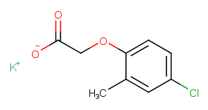 MCPA-potassium Chemical Structure