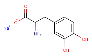 Levodopa sodium Chemical Structure