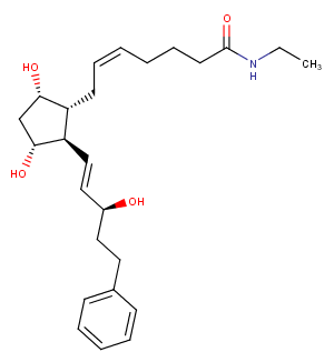 Bimatoprost Chemical Structure