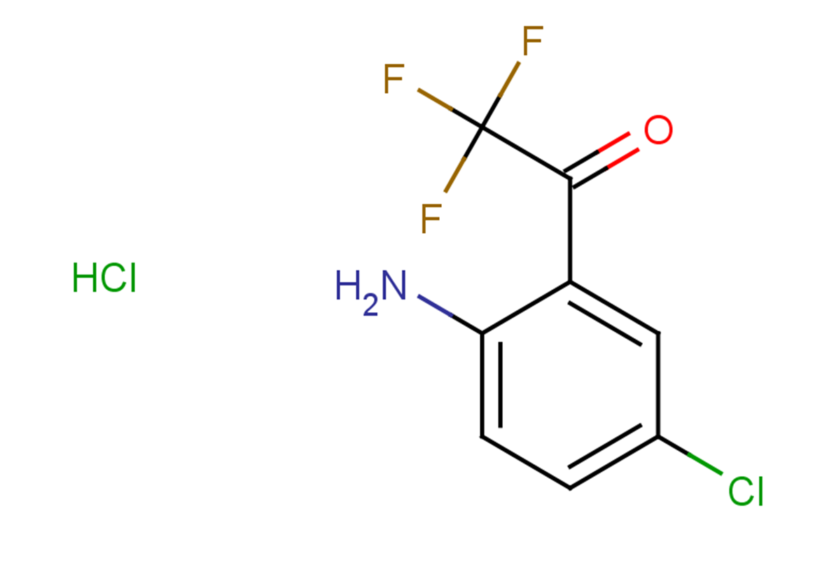4-Chloro-2-(trifluoroacetyl)aniline hydrochloride Chemical Structure