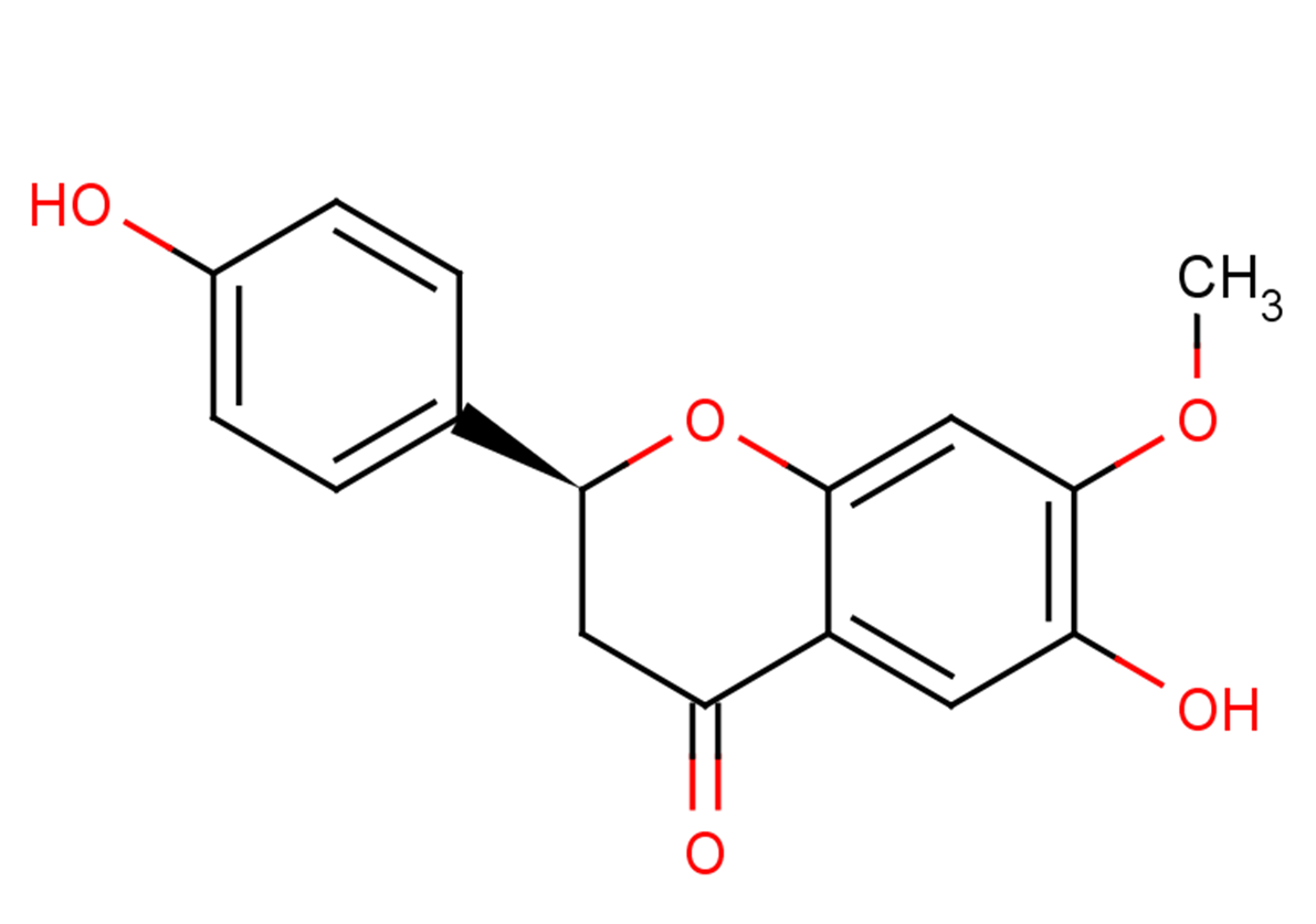 6,4'-Dihydroxy-7-methoxyflavanone Chemical Structure