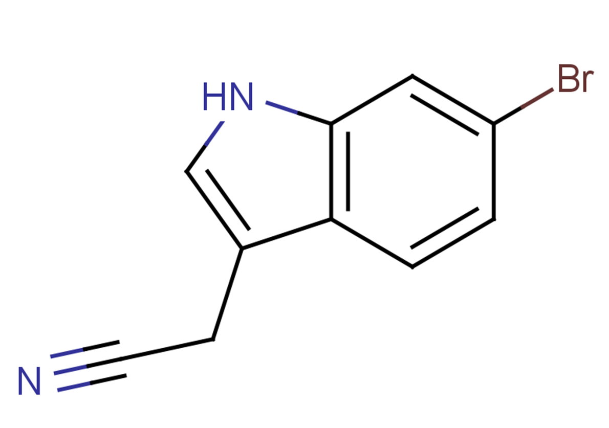 6-Bromoindole-3-acetonitrile Chemical Structure
