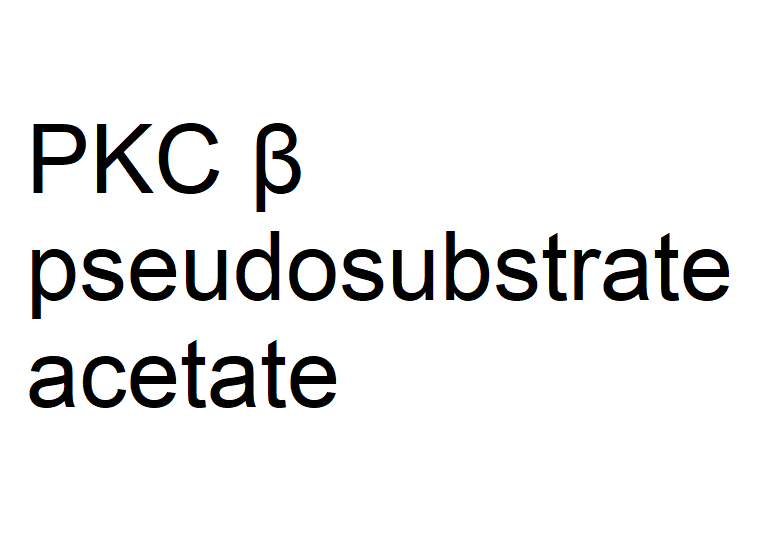 TargetMol Chemical Structure PKC β pseudosubstrate acetate