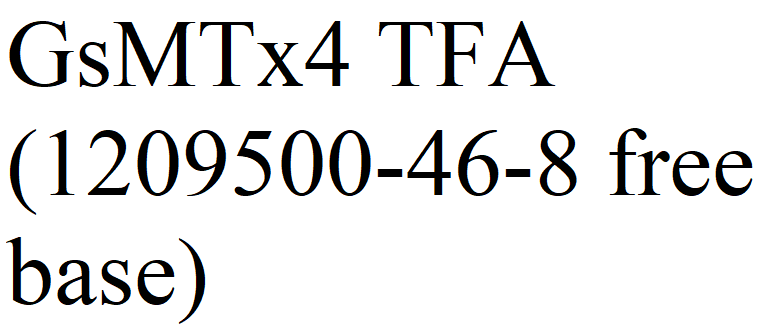 TargetMol Chemical Structure GsMTx4 TFA (1209500-46-8 free base)