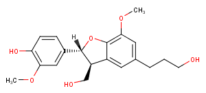 (2R,3S)-Dihydrodehydroconiferyl alcohol Chemical Structure