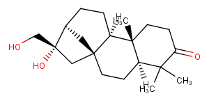 ent-3-Oxokaurane-16,17-diol Chemical Structure