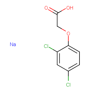 2,4-D sodium salt Chemical Structure