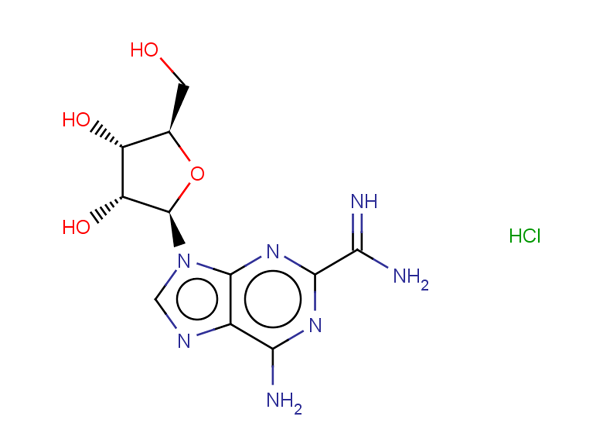 Adenosine   2-amidine hydrochloride Chemical Structure