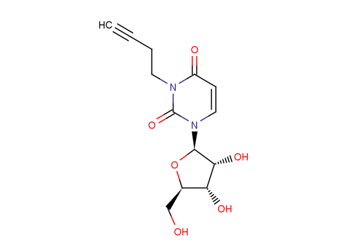 N3-(Butyn-3-yl)uridine Chemical Structure