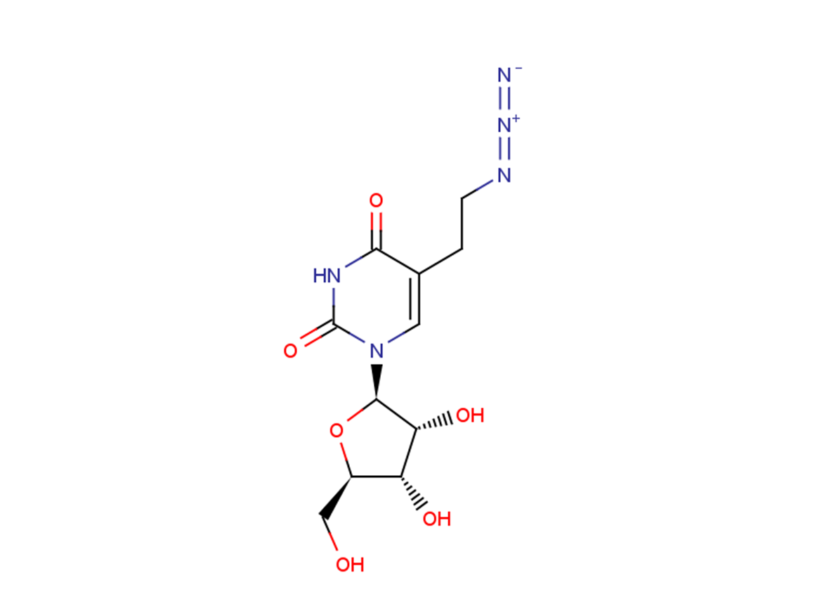5-(2-Azidoethyl)uridine Chemical Structure