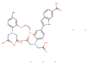 Indo-1 (potassium salt) Chemical Structure