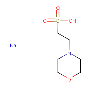 MES sodium salt Chemical Structure