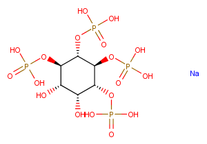 D-myo-Inositol-1,4,5,6-tetraphosphate (sodium salt) Chemical Structure