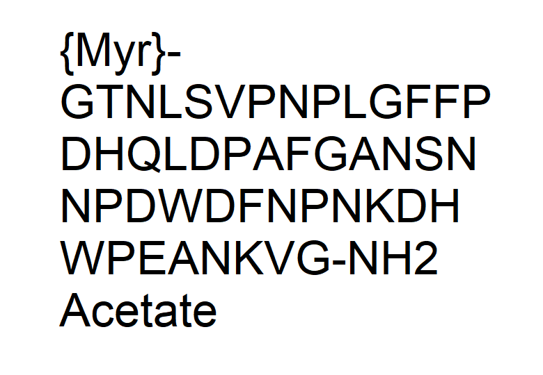 Bulevirtide (Myrcludex B) acetate Chemical Structure