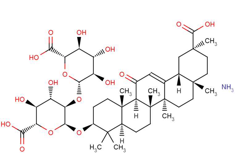 Ammonium Glycyrrhizinate Chemical Structure