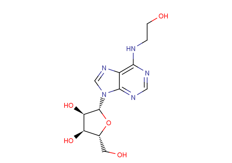 N6-(2-Hydroxyethyl)adenosine Chemical Structure