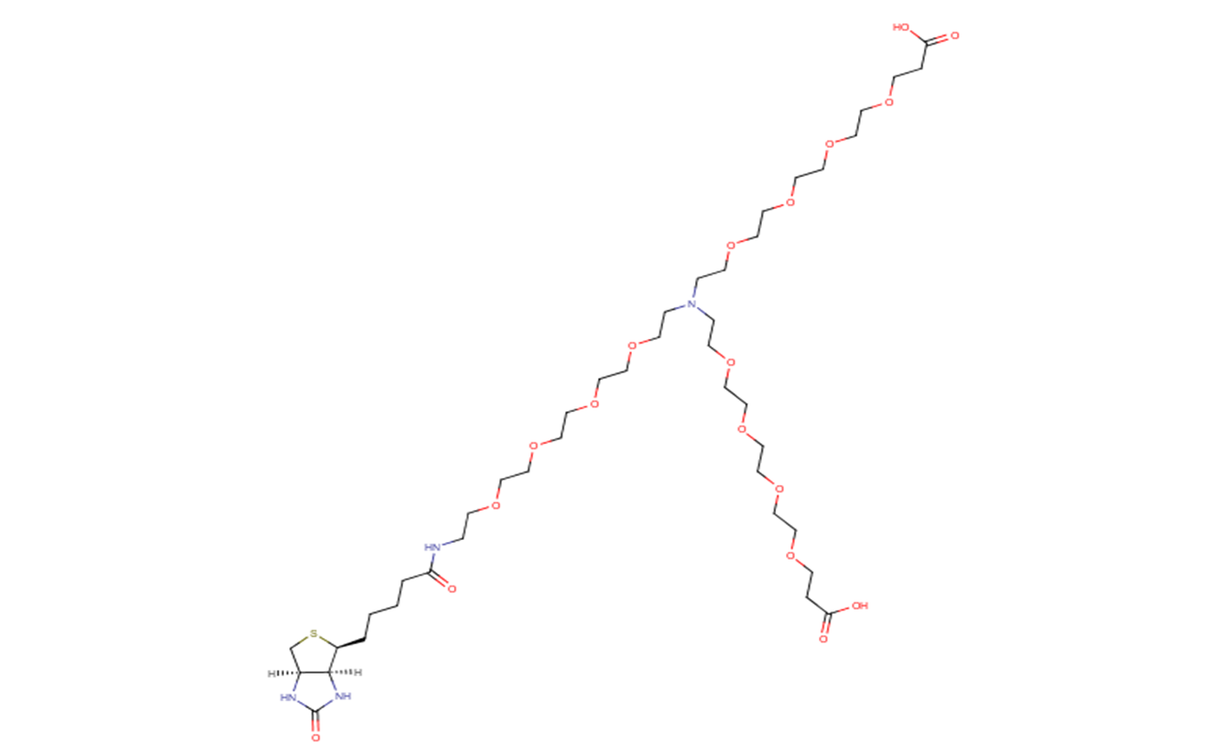 N-(Biotin-PEG4)-N-bis(PEG4-acid)