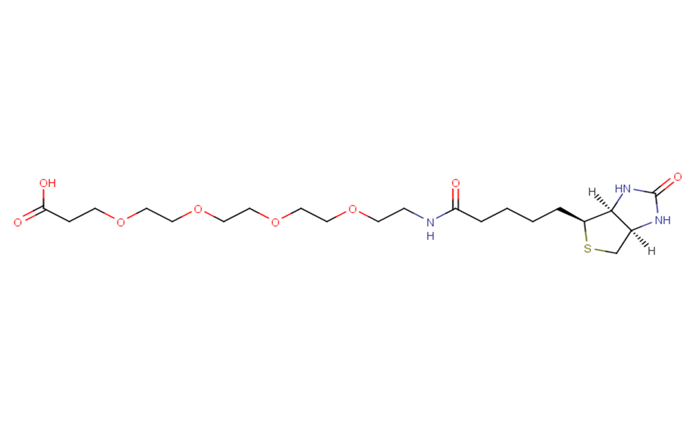 Biotin-PEG4-acid Chemical Structure