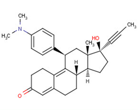 Mifepristone Chemical Structure