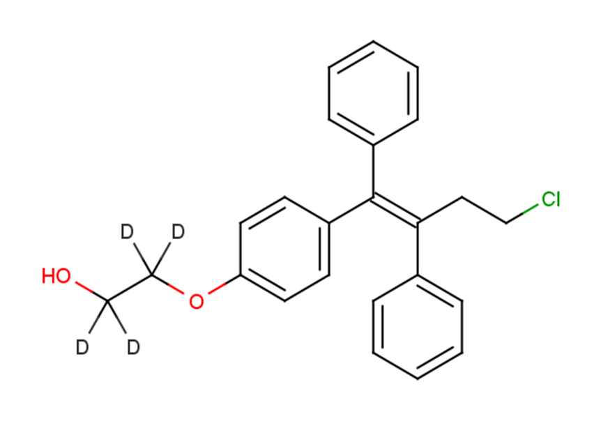 Ospemifene D4 Chemical Structure