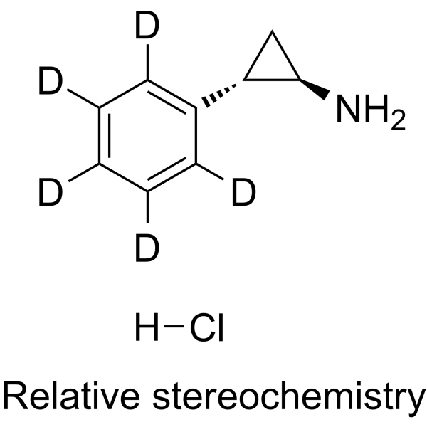 (rel)-Tranylcypromine D5 hydrochloride Chemical Structure