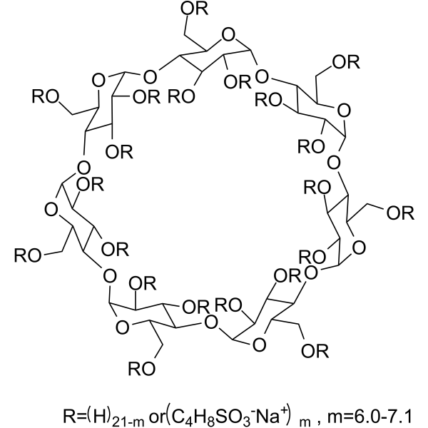SBE-β-CD Chemical Structure