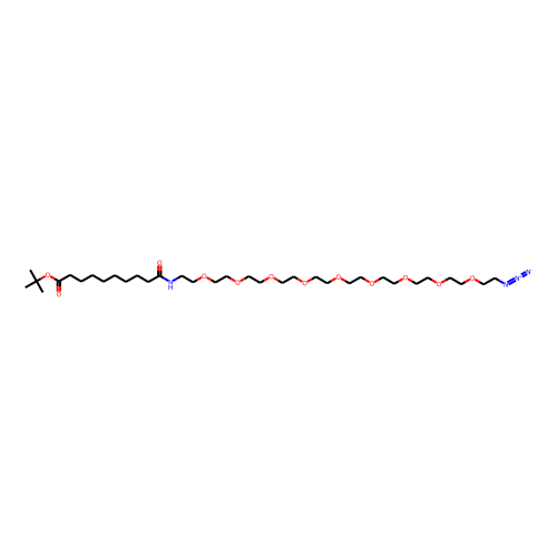 Azide-PEG9-amido-C8-Boc